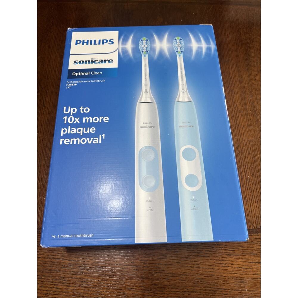 Philips Sonicare HX6829/77 Electric Toothbrush 2 Pack White Charger